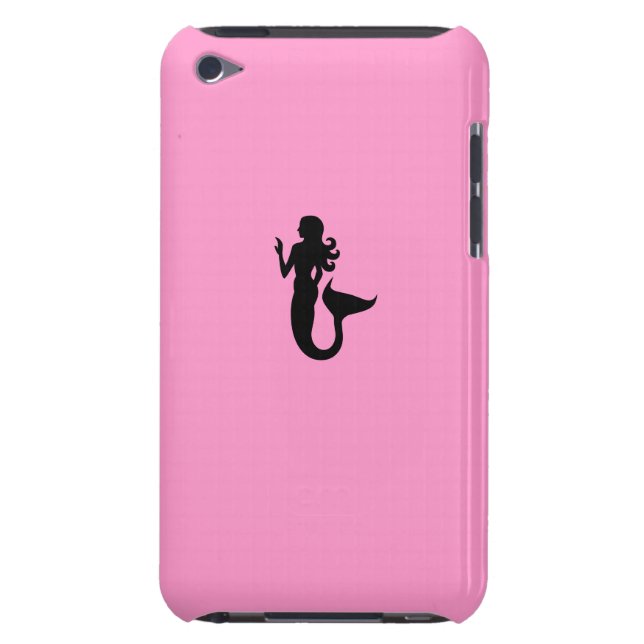 Capa Para iPod Touch Sereia Ocean Glow_Black-on-Pink (Traseira)