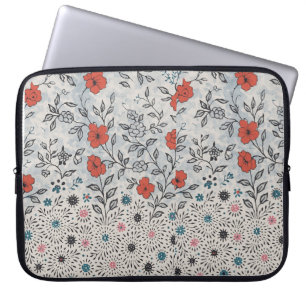Capa para laptop florais artístico 