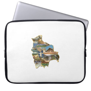 Capa para laptop recuerdo da Bolívia