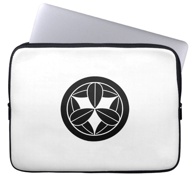 CAPA PARA NOTEBOOK 丸に九枚笹 (Frente)
