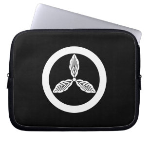 Capa Para Notebook 丸に土佐柏  Estojo para laptop