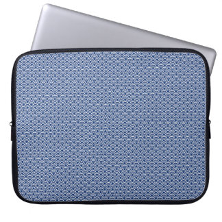 CAPA PARA NOTEBOOK 藍色の波小紋