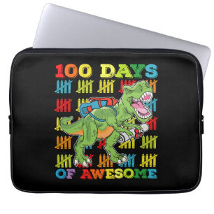 Capa Para Notebook 100 Dias De Dinossauro T Rex Incrível 100ª Escola