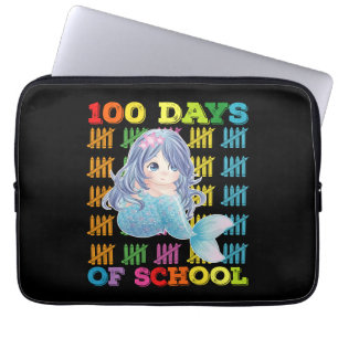 Capa Para Notebook 100 Dias De Escola Sereia Professora Aluno