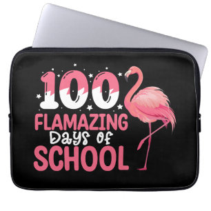 Capa Para Notebook 100 Dias Incríveis de Professora Flamingo da Escol