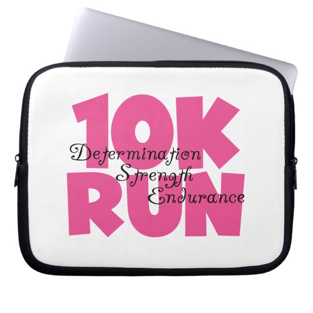 Capa Para Notebook 10.000 Esportes Rosa Em Execução (Frente)