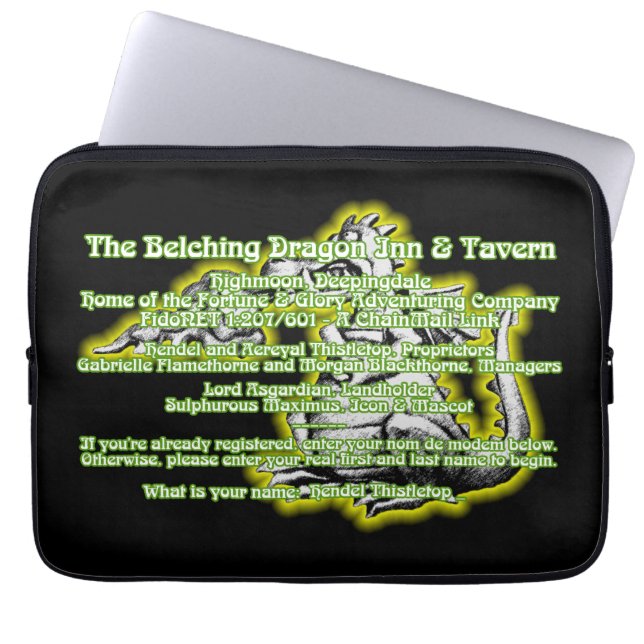 Capa Para Notebook 13" a bolsa de laptop de TBD (Frente)