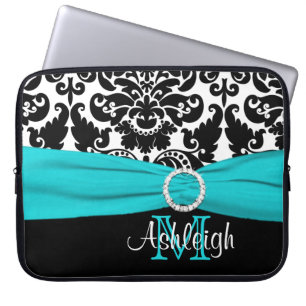Capa Para Notebook 15" a bolsa de laptop branca preta da fita do