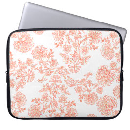 Capa Para Notebook 15-Inch Laptop Sleeve – Floral & Gradient Grain 