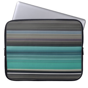 Capa Para Notebook #1 abstrato: Cerceta e cinza