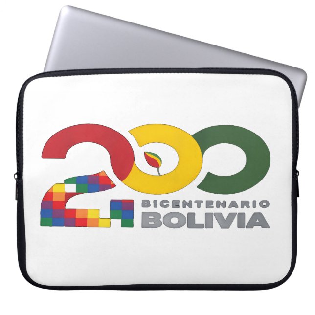 Capa Para Notebook 200 anos bicentenário da Bolívia (Frente)