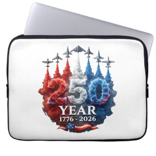 Capa Para Notebook 250 Anos Americano 250º EUA Patriótico 4 de Julho