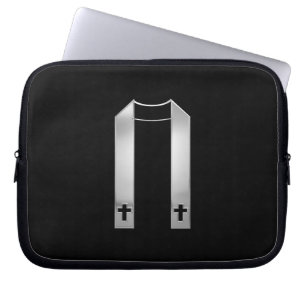 Capa Para Notebook 3-D Olhe o buraco do padre prateado