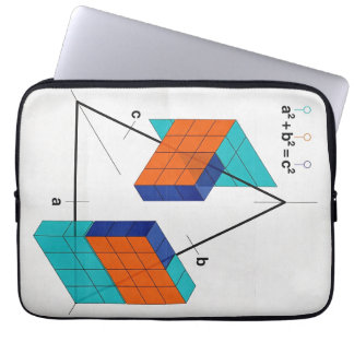 Capa Para Notebook 3D Pythagorean Theorem Laptop Sleeve
