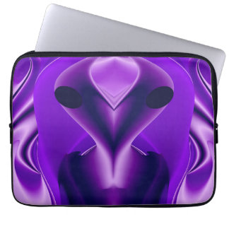Capa Para Notebook 3D Sonhos Roxos Arco-Íris, Alienígena