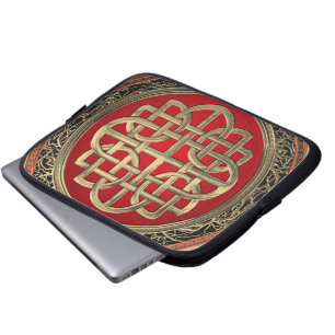 Capa Para Notebook [400] Nó Dourado Celta Sagrado Cruz