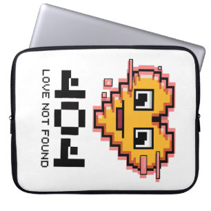 Capa Para Notebook 404 Amor Não Encontrado - Coração de Pixel Com Tel