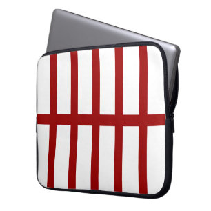 Capa Para Notebook 5 Linhas Vermelhas Bisectadas