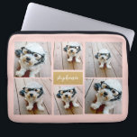 Capa Para Notebook 6 Nome da Colagem de Fotos Minimalista - Pode Edit<br><div class="desc">Use suas fotos do Instagram quadradas para obter os melhores resultados! PARA ALTERAR O PLANO DE FUNDO - clique na área de personalização ou design avançada e escolha uma cor no selecionador de cores. Uma maneira artística de mostrar seus melhores fotos de compartilhamento de fotos.</div>