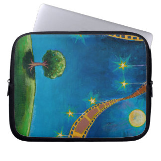 Capa Para Notebook A arte da paisagem filma o céu nocturno dos
