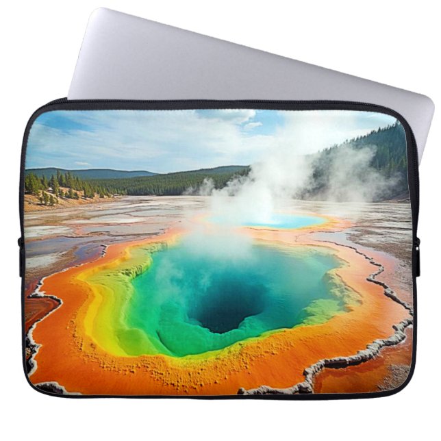 Capa Para Notebook A Arte Quente Colorida da Natureza (Frente)