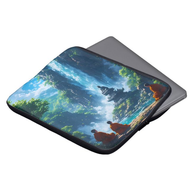 Capa Para Notebook A Ascensão Tranquila dos Monges (Frente Topo)