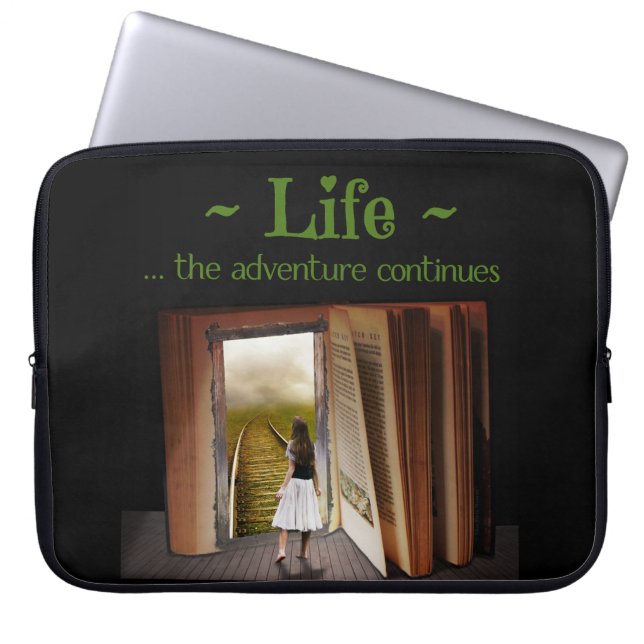 Capa Para Notebook A aventura continua Eletrônicos Bag (Frente)