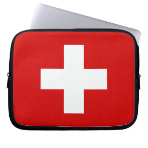Capa Para Notebook A bandeira da suiça