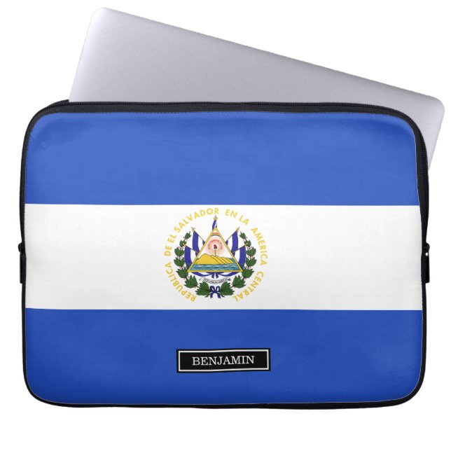 Capa Para Notebook A bandeira de El Salvador (Frente)