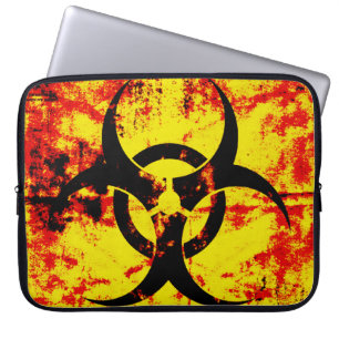 Capa Para Notebook A bio bolsa de laptop do neopreno do perigo
