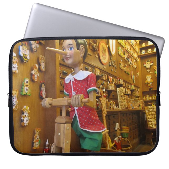 Capa Para Notebook A bolsa de laptop--Boneca de Pinocchio (Frente)