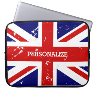 Capa Para Notebook A bolsa de laptop britânica da bandeira de Union