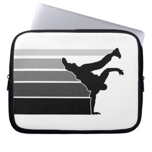 Capa Para Notebook A bolsa de laptop cinzenta do preto do inclinaçã