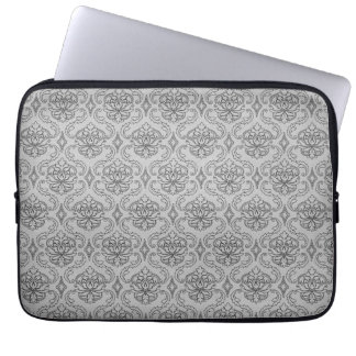 Capa Para Notebook A bolsa de laptop cinzenta preta na moda & da