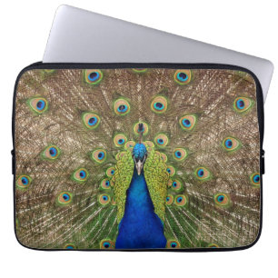 Capa Para Notebook A bolsa de laptop colorida do impressão do pavão