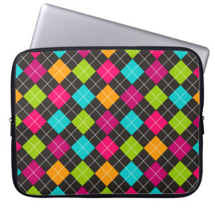 Capa Para Notebook A bolsa de laptop colorida na moda do teste padrã