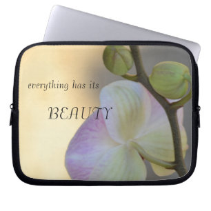 Capa Para Notebook A bolsa de laptop cor-de-rosa da beleza da