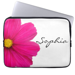 Capa Para Notebook a bolsa de laptop cor-de-rosa feminino bonito