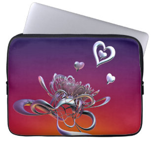 Capa Para Notebook A Bolsa de laptop da Beleza dos Corações
