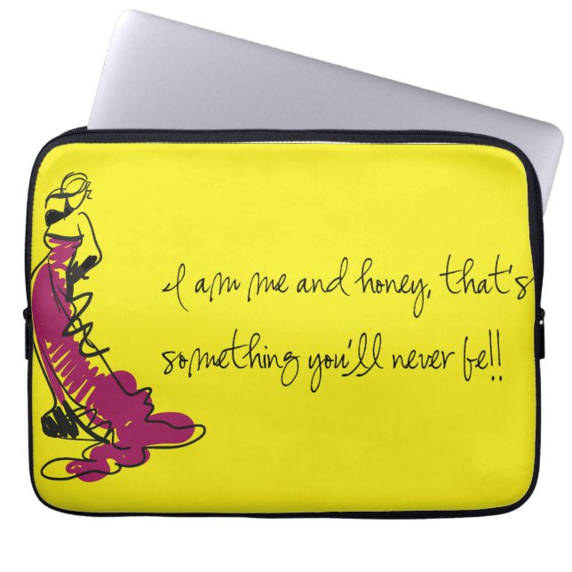 Capa Para Notebook A bolsa de laptop da diva (Frente)