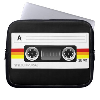 Capa Para Notebook A bolsa de laptop da etiqueta da cassete de banda