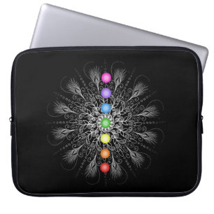 Capa Para Notebook A bolsa de laptop da mandala de Chakra