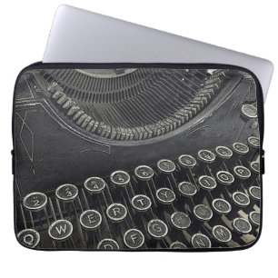 Capa Para Notebook A bolsa de laptop da máquina de escrever do