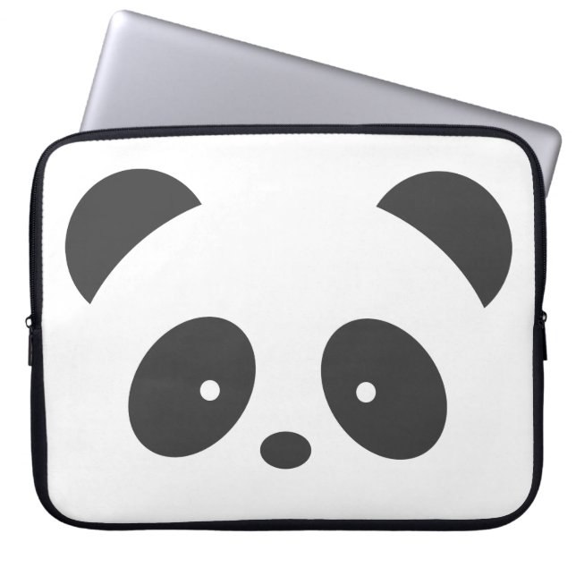 Capa Para Notebook A bolsa de laptop da panda (Frente)