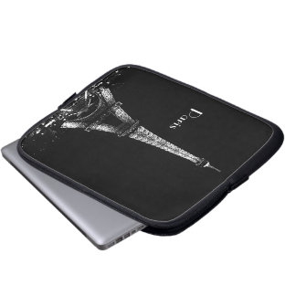 Capa Para Notebook A bolsa de laptop da torre Eiffel