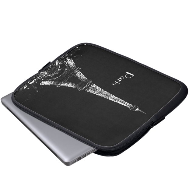 Capa Para Notebook A bolsa de laptop da torre Eiffel (Frente Inferior)