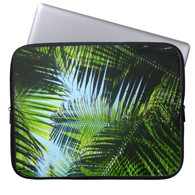 Capa Para Notebook A bolsa de laptop das árvores de coco (Frente)