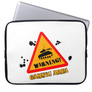 Capa Para Notebook A bolsa de laptop de advertência 15" do neopreno