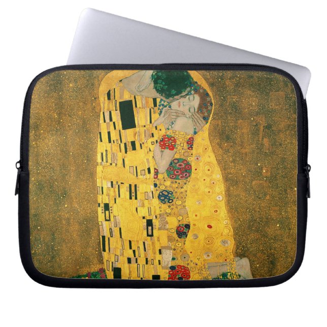 Capa Para Notebook A bolsa de laptop do beijo (Klimt) (Frente)
