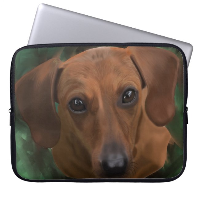 Capa Para Notebook A bolsa de laptop do Dachshund (Frente)